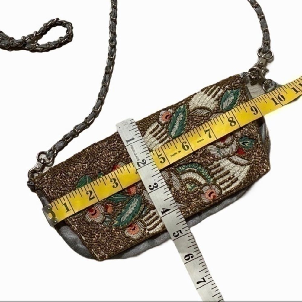 Noonday Collection beaded embroidered crossbody clutch - Picture 9 of 17